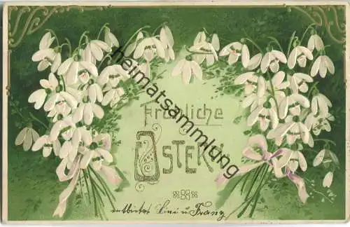 Fröhliche Ostern - Prägedruck