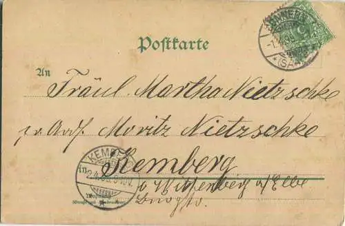 Ostergruss - Verlag Vogel Leipzig - gel. 1899