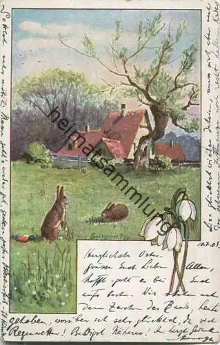 Ostern - signiert Splitgerber. F. 99 (G10251y) gel. 1903