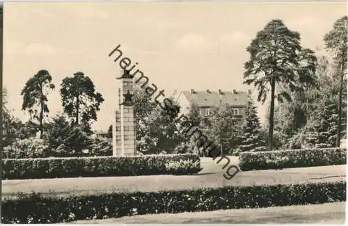 Oranienburg - Sowjetisches Ehrenmal - VEB Bild und Heimat Reichenbach 60er Jahre