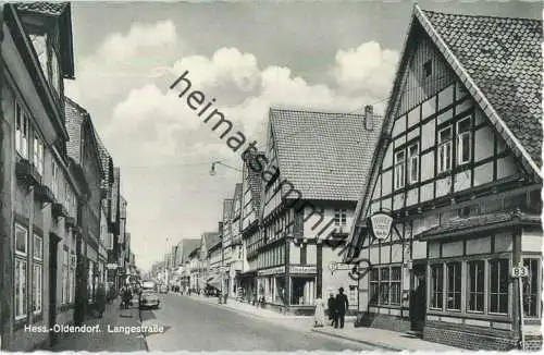 Hess.-Oldendorf - Langestraße - Hotel Stadt Kassel - Verlag Cramers Dortmund 50er Jahre