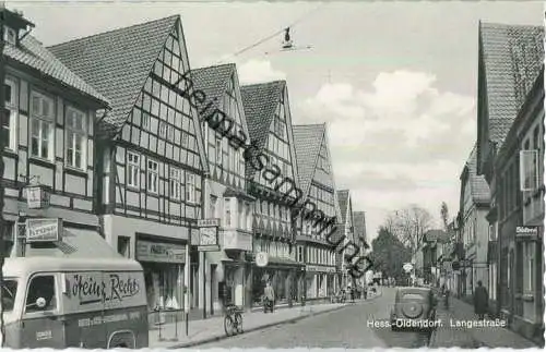 Hess.-Oldendorf - Langestraße - Schokoladenhaus Kruse - Bäckerei - Verlag Cramers Dortmund 50er Jahre