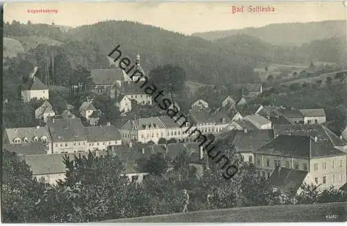 Bad Gottleuba - Augustusberg - Gesamtansicht 1908 - Verlag Paul Heine Dresden