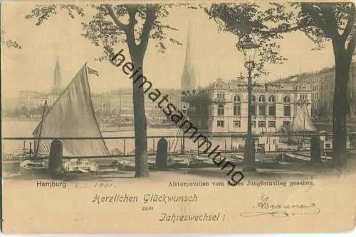 Hamburg - Alsterpavillon - Verlag Knackstedt & Näther Hamburg