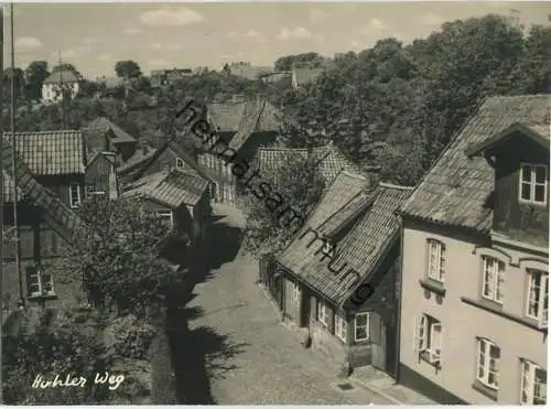 Lauenburg - Elbe - Hohler Weg - Foto-AK - Bildverlag Schwarz Lauenburg 50er Jahre