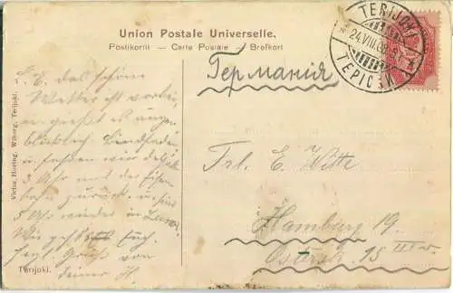 Terijoki - zwei Kinder am Strand - Verlag Victor Hoving Wiborg