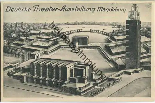 Magdeburg - Deutsche Theater-Ausstellung - Bahnpost