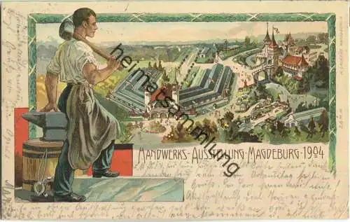 Magdeburg - Handwerks-Ausstellung 1904 - Verlag H. Lackert Magdeburg