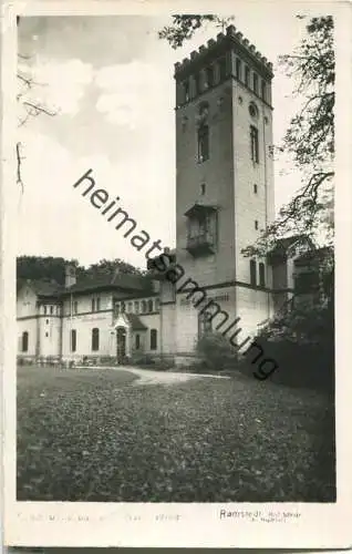Loitsche-Ramstedt - Schloss - Max Lademann-Heim - Foto-AK - Posthilfsstellen-Stempel Schricke über Wolmirstedt