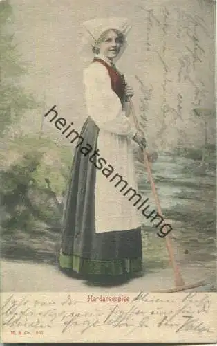 Hardangerpige - Norwegische Tracht
