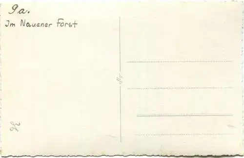 Im Nauener Forst - Foto-AK 40er Jahre