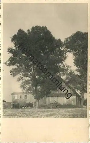 Genshagen - Bauerngehöft - Foto-AK 40er Jahre