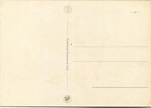 Künstlerkarte signiert HAHN - Kunstverlag Ruhpolding