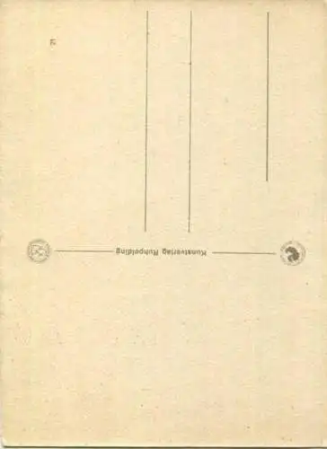 Künstlerkarte signiert HAHN - Kunstverlag Ruhpolding