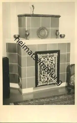 Berlin - Kachelofen - Töpferhandwerk 50er Jahre - Foto-AK