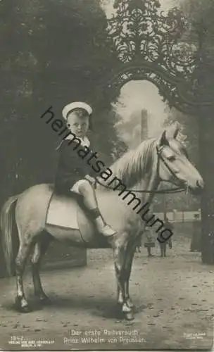 Preussen - Prinz Wilhelm von Preussen - Verlag Gust. Liersch Berlin 1908