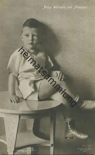 Preussen - Prinz Wilhelm von Preussen - Verlag Gust. Liersch Berlin