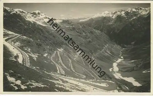 Gruppo dell' Ortler - Strada dello Stelvio - Foto-AK - Editore Leo Baehrendt Merano 1930