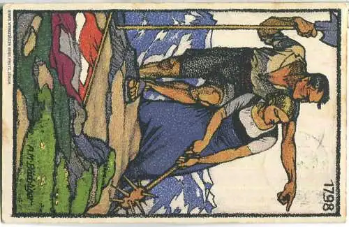 Bundesfeier-Postkarte 1913 - 5 Cts M. Bächtinger Befreiungskämpfe - Gegen die Tuberkulose - gelaufen am 01. August