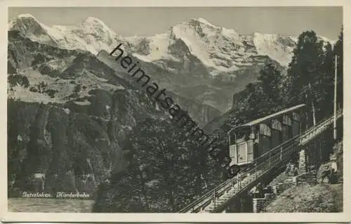 Interlaken - Harderbahn - Foto-AK - Edition Photoglob Zürich