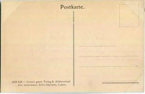 Choraltar der Hofkirche Luzern - Verlag & Alleinverkauf Ant. Achermann Stifts-Sacristan Luzern ca. 1905