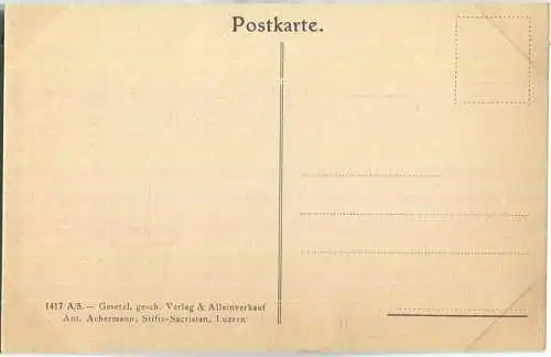 die grosse Orgel und die Kanzel der Hofkirche Luzern - Verlag & Alleinverkauf Ant. Achermann Stifts-Sacristan Luzern