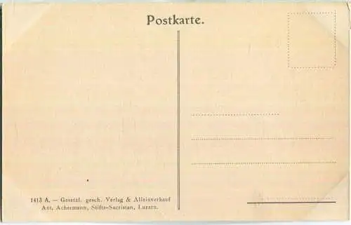 Kreuzaltar der Hofkirche Luzern - Verlag & Alleinverkauf Ant. Achermann Stifts-Sacristan Luzern ca. 1905