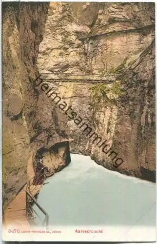Aareschlucht - Edition Photoglob Co. Zürich ca. 1905