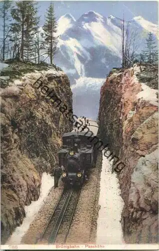 Brünigbahn - Passhöhe - Edition Photoglob Co. Zürich ca. 1905
