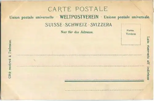 Schynige Platte - Gummihorn und Daube - Verlag Gebr. Wehrli Kilchberg ca. 1900