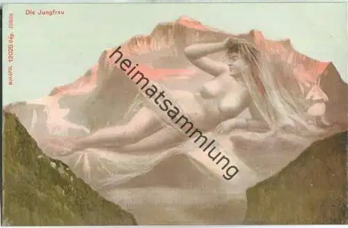 Die Jungfrau - Berggesichter - Monopol-Verlag Zürich 1907