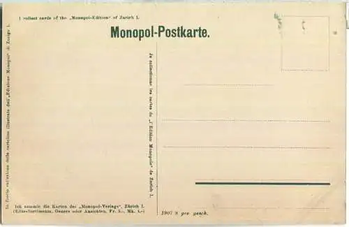 Die Jungfrau - Berggesichter - Monopol-Verlag Zürich 1907