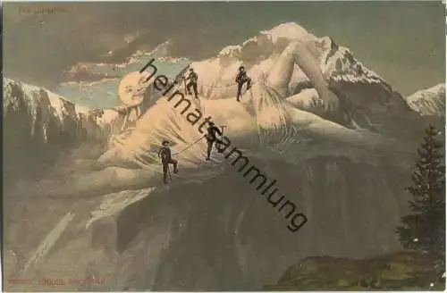 Die Jungfrau - Berggesichter - Monopol-Verlag Zürich 1907