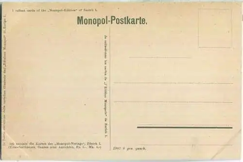 Die Jungfrau - Berggesichter - Monopol-Verlag Zürich 1907