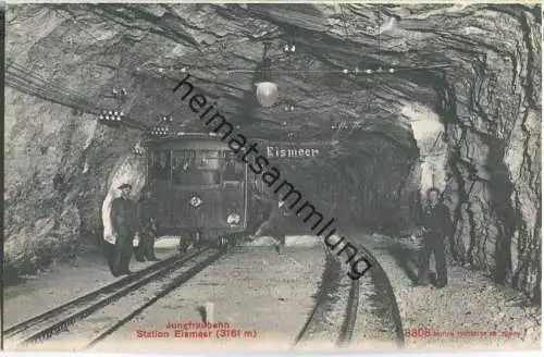 Jungfraubahn - Station Eismeer - Edition Photoglob Co. Zürich 1907