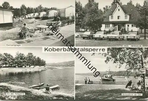 Koberbach-Talsperre - Foto-AK Grossformat - Verlag Bild und Heimat Reichenbach gel. 1980