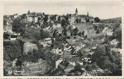 Luxemburg - Gesamtansicht - Foto-AK - Verlag E. A. Schaack Luxemburg