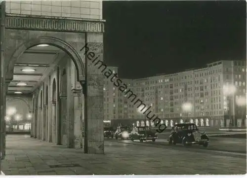 Berlin - Stalinallee - Strausberger Platz - VEB Volkskunstverlag Reichenbach