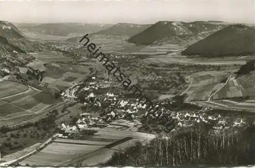 Blick ins Gaisentäle - Gosbach  Bad Ditzenbach und Deggingen - Foto-AK - Verlag W. Kistenfeger Bad Ditzenbach gel. 1958