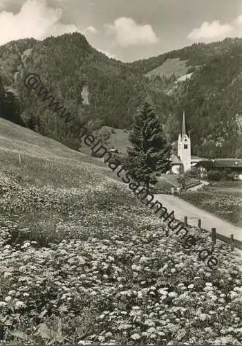 Tiefenbach bei Oberstdorf - Foto-AK Grossformat - Rückseite beschrieben