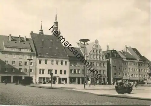 Freiberg Sachsen - Markt - Foto-AK Grossformat - Verlag Erhard Neubert KG Karl-Marx-Stadt