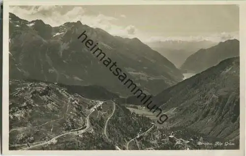 Bernina - Alp Grüm - Foto-Ansichtskarte 20er Jahre - Wehrlivelag Kilchberg