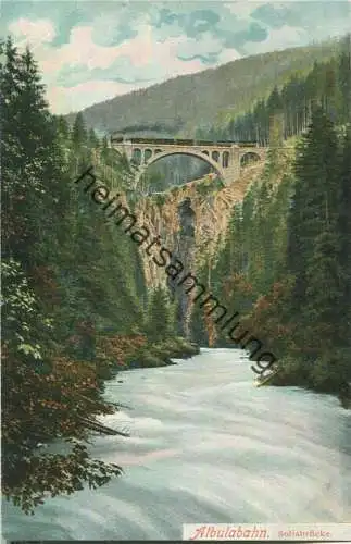 Albulabahn - Solisbrücke - Gebr. Wehrli Kilchberg ca. 1905