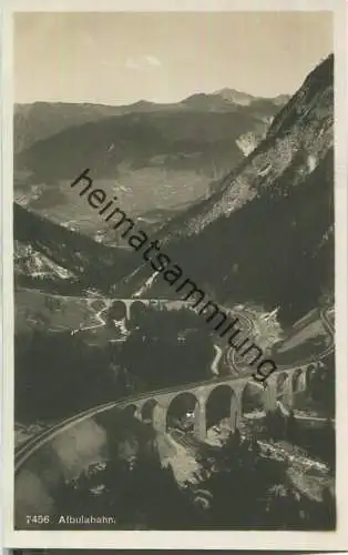 Albulabahn - Foto-Ansichtskarte 20er Jahre - Wehrliverlag Kilchberg
