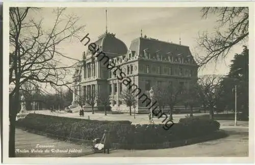 Lausanne - Ancien Palais du Tribunal federal - Foto-Ansichtskarte 20er Jahre - Edition Guggenheim & Co. Zürich