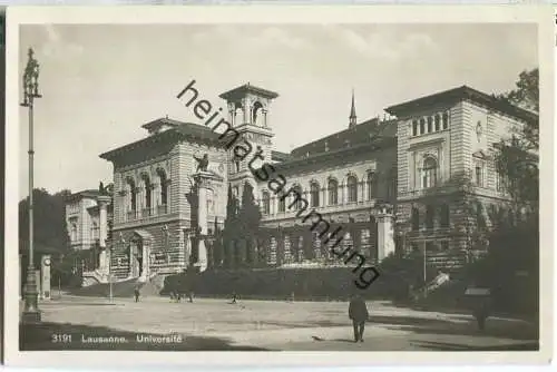 Lausanne - Universite - Foto-Ansichtskarte 20er Jahre - Edition Georges Jaeger Geneve