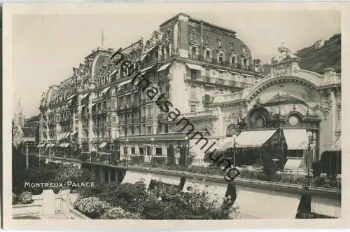 Montreux - Palace - Foto-Ansichtskarte 20er Jahre - Edition Perrochet-Matile Lausanne