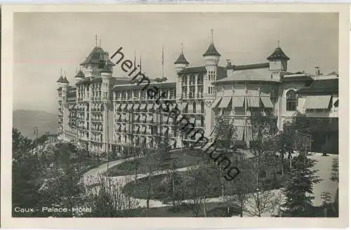 Caux - Palace Hotel - Foto-Ansichtskarte 20er Jahre - Edition Photoglob Zürich