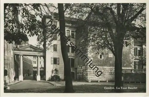 Genf Geneve - La Tour Baudet - Foto-AK - Verlag J. Gaberell Thalwil gel. 1953