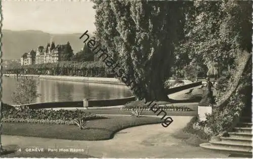 Genf Geneve - Parc Mon Repos - Foto-AK - Edition O. Sartori Geneve - Feldpost gel. 1940